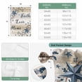 thumbnail image 6 of Vintage Country Balloon Curtains for Windows, Bedroom Curtains 54 Inch Length, Blue Rustic Texas Star Vines Wooden Grain Tie Up Curtains Panels Thermal Insulated Bathroom Curtains Window 42"x54", 6 of 8