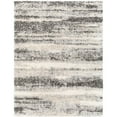thumbnail image 2 of Eskimo Shag Charcoal/Cream 5'3" x 7' Modern Rectangle Area Rug, 2 of 6