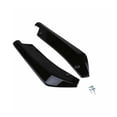 thumbnail image 3 of Lip Rubber Body Sticker Fin Splitter Spoiler Black Carbon Fiber Set Universal Auto Front Bumper, 3 of 6