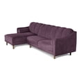 thumbnail image 4 of Sofá Cama Modular Reversible de Velvet Morado Modelo Scotch Makora, 4 of 9