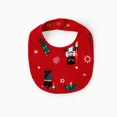 thumbnail image 2 of PatPat Christmas Pajamas Family Matching Baby Bibs Nutcracker Totally Crushin' Christmas Letter Print Infant Bibs, Red, 2 of 7