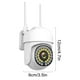 thumbnail image 5 of Pisexur Electrónica para Hombres Binoculares Esféricos con Cámara IP Inalámbrica Integrada, Cámara de Vigilancia WiFi, Cabezal de 360 Grados sin Ángulo Muerto, Pantalla Dual, Visión Nocturna Exterior, 5 of 9