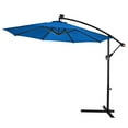 thumbnail image 5 of Gymax 10Ft Patio Solar LED Outdoor Offset Hanging Umbrella w/ 24 Lights Blue, 5 of 9