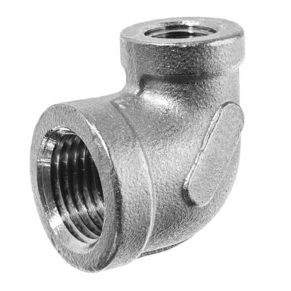 Pipe Fitting - 316 Stainless Steel - Class 150 - Reducing Elbow - 1" x 3/4" NPT Female