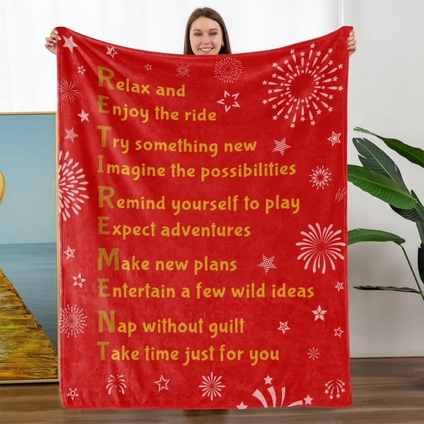 LHSHID Birthday Gifts for Grandma A Heartwarming Hug in a Blanket for Grandma Christmas Day Retirement Gifts for Grandma Blanket 60x80in