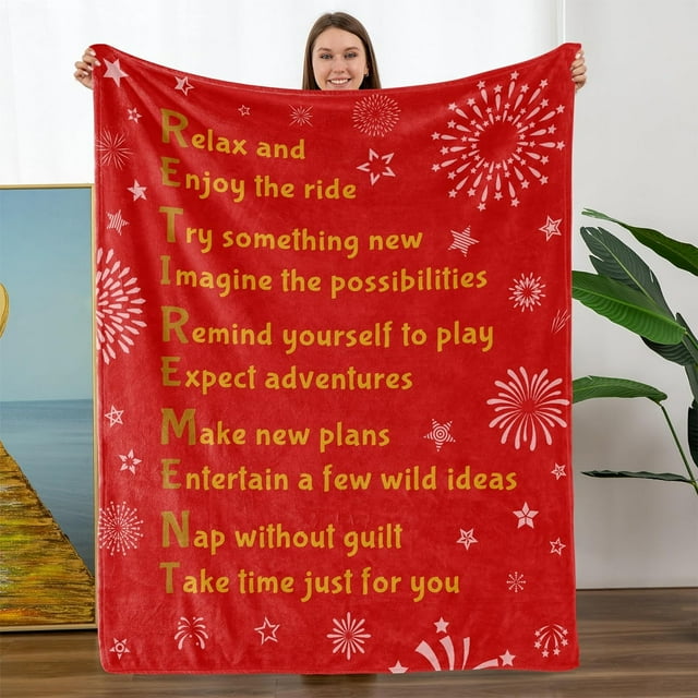 LHSHID Birthday Gifts for Grandma A Heartwarming Hug in a Blanket for Grandma Christmas Day Retirement Gifts for Grandma Blanket 50x60in