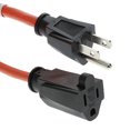 thumbnail image 2 of 100 Feet 16/3 SJTW Orange Extension Cord,Black Plug, (2 Pack), 2 of 2