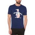 thumbnail image 1 of Penguin Pete Stripe Graphic playera para hombre, azul, extragrande Penguin Camiseta gráfica, 1 of 1