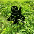 thumbnail image 4 of Gmogad Metal Mushroom Decor, Hollow Metal Mushroom Garden Stake Outdoor Decor Iron Ground Insert Art Craft for Lawn Flower Bed Pathway Decoration, 4 of 4