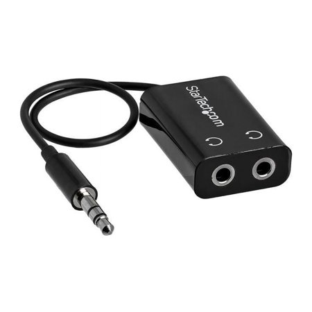 UPC: 0065030850728 | StarTech.com MUY1MFFADP Slim Mini Jack Headphone Splitter Cable Adapter