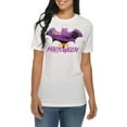thumbnail image 3 of Halloween Bat Graphic Design Ring Spun Combed Cotton Short Sleeve Deluxe Jersey T-Shirt - White XL, 3 of 4