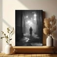 thumbnail image 6 of Noir Detective Foggy Alley Canvas Wall Art，Bar Study Decor for Living Room Bedroom Office Hotel, 6 of 8
