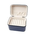 thumbnail image 4 of FVDPWYE 7 Slots Bangle Box Bracelet Holder Showcase Packaging Portable Rectangle Jewelry blue, 4 of 9