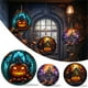 thumbnail image 4 of Uuiauoio Halloween Ornament,Halloween Themed and Decoration ,Round Acrylic Hanging Decoration Ghost Festival Party Doorplate Hanging Decoration, 4 of 4