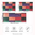 thumbnail image 2 of Yayeee Pillowcase Standard Size Set of 2 Satin Wrinkle Resistant Pillow Case, Red and Purple Plaid Pattern, 2 of 7