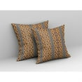 thumbnail image 2 of Loyalty and Love Indoor/Outdoor Pillow with Removable Cover in Brown Yellow 16x16, 2 of 5