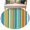 Blue, Teal, Orange, variant on Area Rug for Living Room, Blue Teal Orange Striped Non-Slip Indoor Large Carpet for Bedroom/Dining Room, Farmhouse Stripe Washable Low-Profile Rectangle Floor Runner Rugs - 5 x 8 Ft