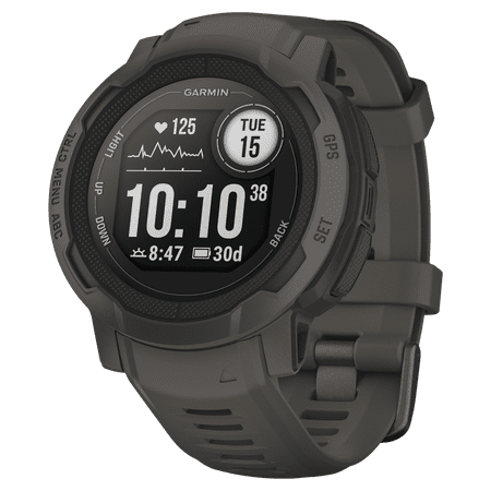 Refurbished Garmin Instinct 2 GPS Smartwatch - Graphite