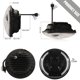 thumbnail image 5 of Faros delanteros LED de 7 pulgadas con forma de halo en ángulo aptos para Jk Tj Cj Lj 6000K 20000Lm, 5 of 5