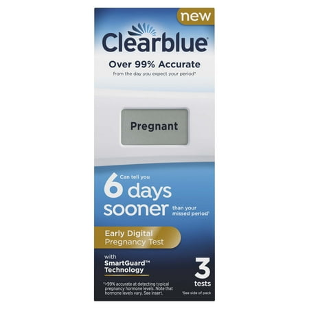 UPC 633472602252 product image for Clearblue Early Digital Pregnancy Test  3 Tests | upcitemdb.com
