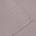 thumbnail image 2 of Superior Embroidered Trim Solid Sheet Set, Full, Grey, 2 of 5
