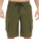 thumbnail image 1 of Ceisia Men's Spring Summer Solid Color Gift Elastic Waist Drawstring Swimming Trunks - Lightweight Beach Casual Pocket Shorts, 1 of 8