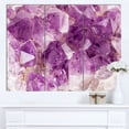 thumbnail image 2 of Designart - Purple Amethyst Macro - Abstract Canvas Wall Art Print, 2 of 4