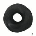 thumbnail image 2 of FSTDelivery Messy Bun Hair Piece Human Hair Scrunchies, Messy Bun Hair Scrunchie Real Hair Bun Donut Updo Chignons Stretchy Fluffy for Women Girls, Hair Extension, 2 of 2