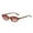 Rose Red, variant on Retro Oval Sunglasses for Women Vintage 90s Y2K Trendy Designer Sun Glasses Black 1PCS & Brown2 1PCS