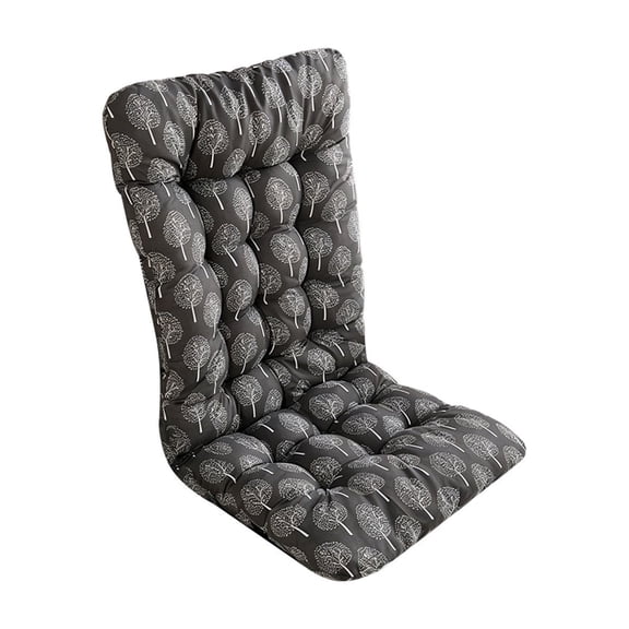 Yomiee Rocking Chair Cushions, Indoor/Outdoor Floral Patio Seat Pad Chair Cushion, Fade-Resistant Rocking Chairs Pads, Non-Slip Tufted High Back Patio Chairs Cushion