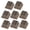 Coffee color, variant on YIEMEEN 8PCS PBT Blank Keycaps for Comfortable Typing and Enhances Keyboard Aesthetics For Mechanical Keyboards