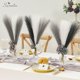 thumbnail image 5 of Decoración con Pasto Pampas Artificial Serwalin Blanco y Gris 45 cm 6 piezas, 5 of 8