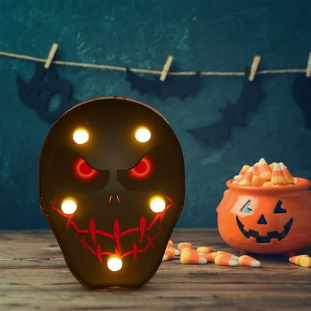 

Xulianz Clearance Halloween Modeling Light Battery Decoration Light Pumpkin Ghost Skull Night Ligh Lighting Lamp