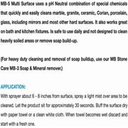 MB Stone Care MB-5 Stone & More Cleaner Quart