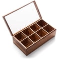 thumbnail image 3 of Rectangular Tea Box Acacia Wood, 3 of 7