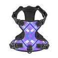 thumbnail image 4 of XMXY No Pull Dog Harness, Geometric Plaid Adjustable Reflective Pet Harness with Oxford Vest, X-Large Size, 4 of 9