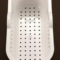 thumbnail image 2 of Houzer 7-in x 15-in White Plastic Sink Colander - CL-1120, 2 of 2