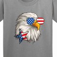 thumbnail image 4 of Inktastic USA Patriotic Eagle July 4th American Youth T-Shirt, 4 of 5