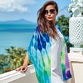 thumbnail image 6 of tie dye76 Translucent Breathable Chiffon Yarn Silk Scarf 180*73 (70.86*28.7in) - Lightweight Head Wrap for Women and Girls, 6 of 6