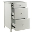 thumbnail image 2 of Winsome Delta Home Office File Cabinet, White Finish, 2 of 10