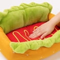 thumbnail image 6 of Hohaski Hot Dog Dog Bed,Hot Dog Pet Bed,Small Bun Dogs and Cats Bed with Non-Slip Bottom Removable Washable for All Pets, 6 of 7