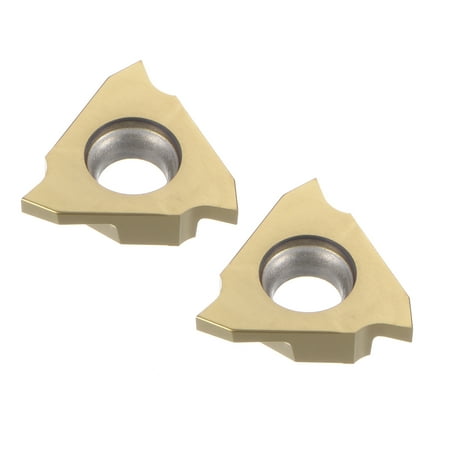 

Uxcell Carbide Turning Inserts TGF32R300 NZ1330 CNC Lathe Indexable YW2/M20 2Pack