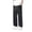 Black-2, variant on Stamzod Wide Leg Pants Men Clothes Summer Solid Color Straight Wide Leg Long Pants Loungewear Casual Loose Plus Size Sweatpants for Men with Pockets Black XXXL