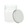 thumbnail image 3 of 6 Count 8 oz Plastic Mason Jars with Lids by Celebrate It - Food Safe Plastic Storage Container for Food and Craft Supplies - 1 Pack, 3 of 3