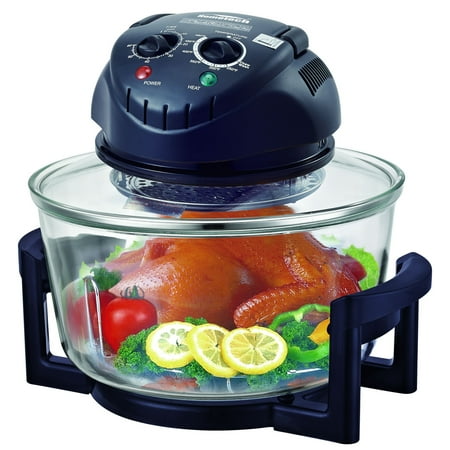 Hometech 12 Quart 1200w Halogen Convection Countertop Oven Matt Hometech 12 Quart 1200w Halogen Convection Countertop Oven Matt Black Accessories Including
