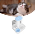thumbnail image 3 of Dispensador De Agua Y Comida Para Mascotas, Comedero Automático Para Gatos De Diseño 2 En 1 Con Dispensador De Agua De 1 Litro Y Dispensador De Comida De 2 L, Ventana, 3 of 7