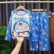 thumbnail image 1 of Pijama de Anime Sanrio para niños, conjunto de ropa de casa de manga larga con cuello redondo, Top y pantalón con estampado de Kuromi Cinnamoroll My Melody, para otoño, 1 of 1