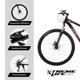 thumbnail image 3 of Bicicleta De Montaña Rodada 29 Frenos De Disco Marco De Acero 21v Ciclismo Xtreme Life negro, 3 of 7