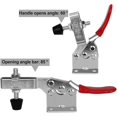 thumbnail image 3 of Gh-201-b - Ensemble de 4 Pinces Verticales à Bascule avec Base Horizontale - Capacité 90 kg, 3 of 5