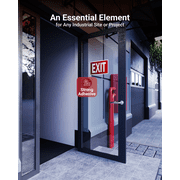 Sunco 12 Pack Photoluminescent Exit Signs, Glow In The Dark Emergency Sign, Non-Electrical, Adhesive Backing, Fade Resistant, Waterproof, Tear Resistant, Up to 50FT Visibility.